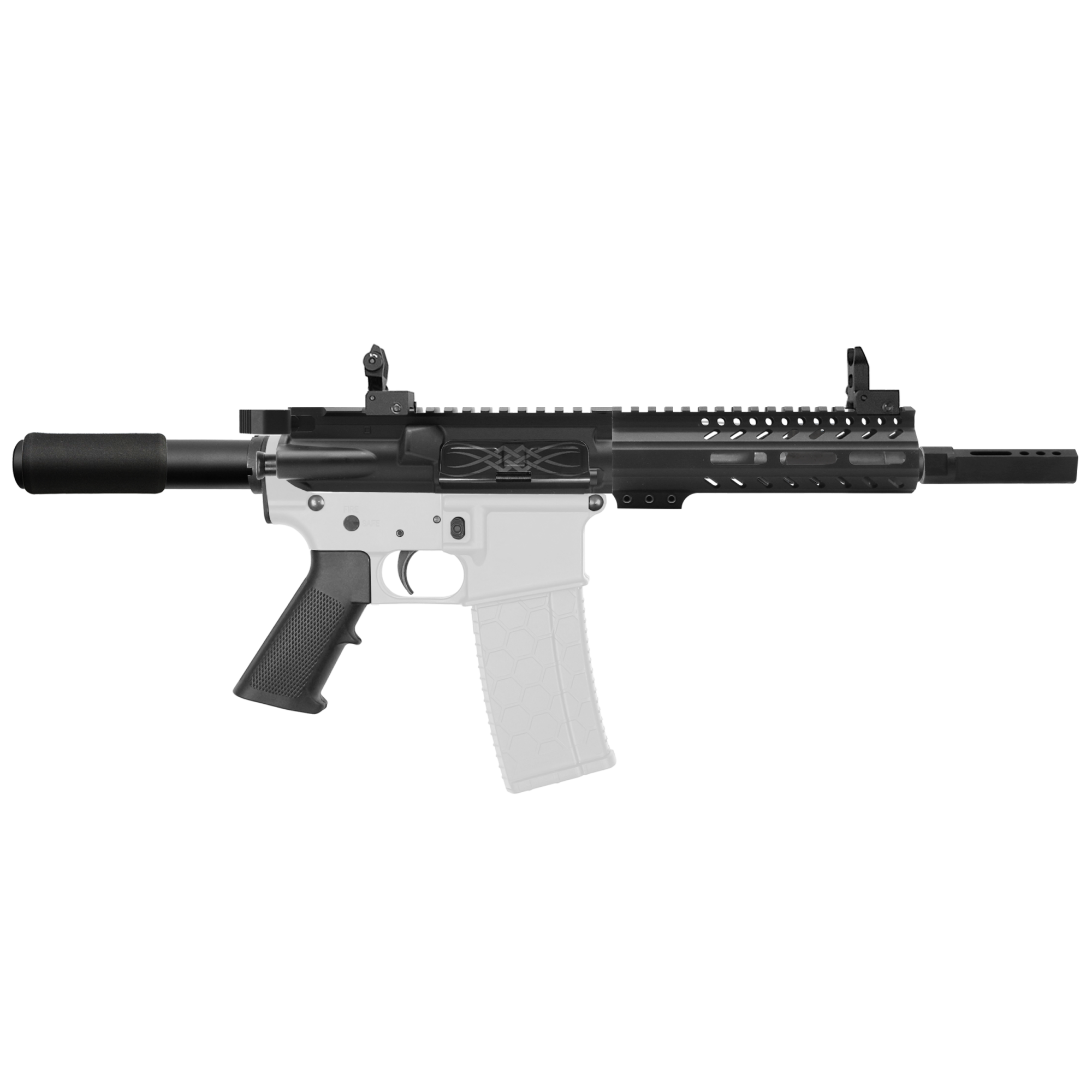 AR15 .223/5.56 7.5" Barrel 7" M Lok Handguard with Cerakote Color